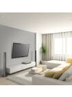 Kit Suport TV Plat/Curbat de perete Barkan 29"-65" + solutie curatare 100 ml + Cablu HDMI 10.2 Gbps, 1.8m