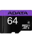 Card de memorie ADATA Premier, MicroSDXC, 64GB, UHS-I, Class10 + Adaptor