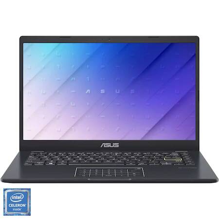 Laptop ultraportabil ASUS E410MA Intel® Celeron® N4020, 14", Full HD, 4GB, 256GB SSD, Dos, Albastru