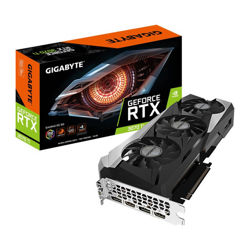Gigabyte Placa video GeForce RTX 3070 TI GAMING OC, 8GB GDDR6, 256-bit