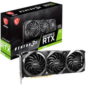Placa video MSI GeForce RTX 3060 VENTUS 3X OC, 12GB GDDR6, 192-bit