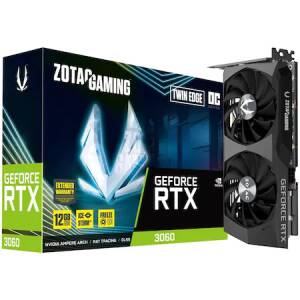 Placa video ZOTAC GAMING GeForce® RTX™ 3060 Twin Edge OC, 12GB GDDR6, 192-bit
