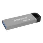 Memorie USB Kingston DataTraveler Kyson, 64GB, USB 3.2 Type-A, Metalic