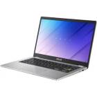 Laptop ultraportabil ASUS E410MA Intel Celeron N4020 14" 4GB 256GB M.2 NVMePCIe3.0 SSD Intel UHD Graphic No OS Culoare Alb