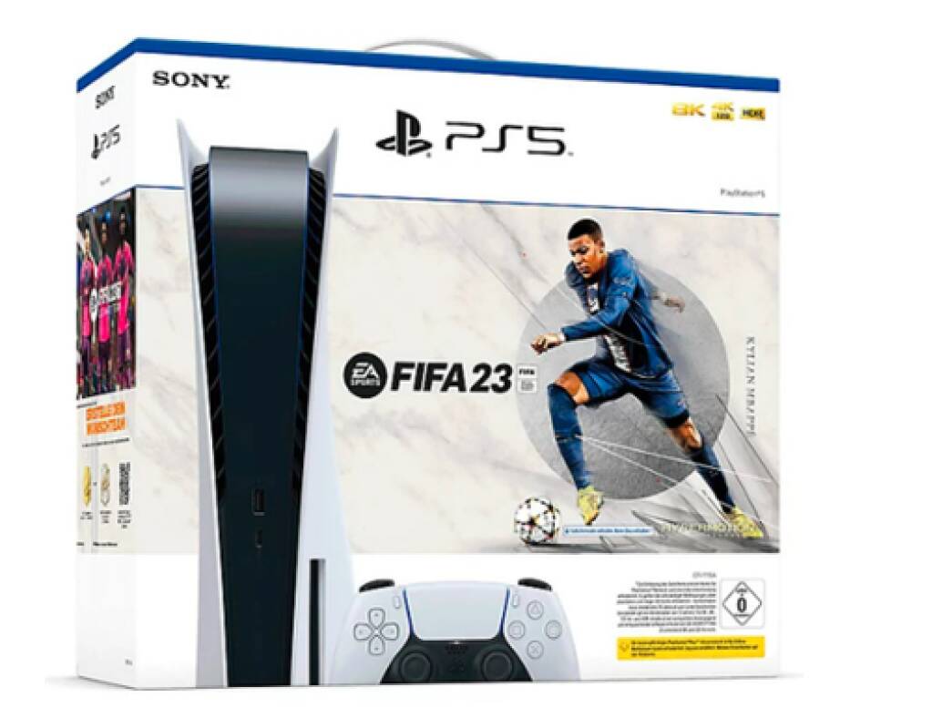 Sony Consola PlayStation 5 Disc Edition 825GB ALB cu joc FIFA 23