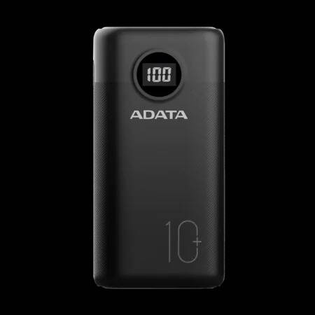 Acumulator extern ADATA 10000mAh, Quick Charge 3.0 + PD 22.5W, 2 x USB &, 1 x USB-C, 3A, Negru