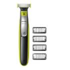 Aparat hibrid de barbierit si tuns barba Philips OneBlade QP2530/20, 4 piepteni, reincarcabil