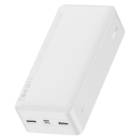 Baterie externa Baseus, Bipow PPDML-K02, Display digital, 30000 mAh, 15W, USB, Tip-C, microUSB, Alb