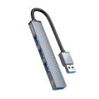 Hub USB ORICO AH-A13-GY-BP, 4 x USB 3.0, Argintiu