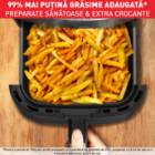 Friteuza cu aer cald Tefal Easy Fry & Grill EY501815, 1400W, functie grill, negru/argintiu