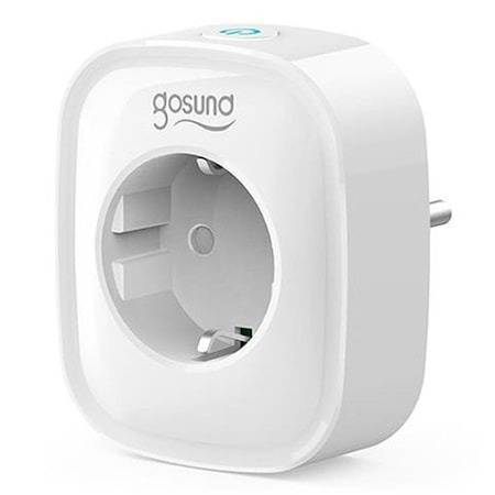 Priza inteligenta Gosund SP112, Wi-Fi, 16A, 2xUSB, monitorizare consum energie, compatibil Amazon Alexa, Googl