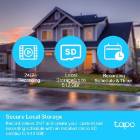 Camera de supraveghere Smart TP-Link Tapo C510W Outdoor Pan/Tilt 360 grade, rezolutie 2K, Wireless, Full Color