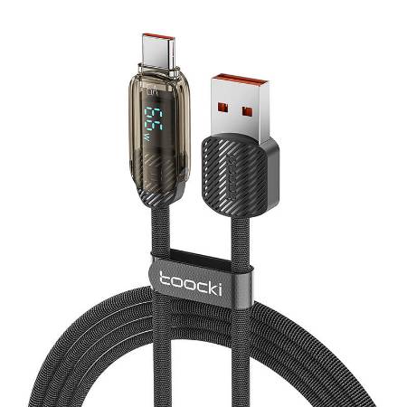 Cablu de încărcare Toocki AC, 1 m, 66 W (negru)