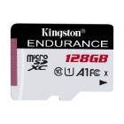 Card de memorie Kingston MicroSDXC Endurance, 128GB, 95R/45W, Clasa 10, UHS-I