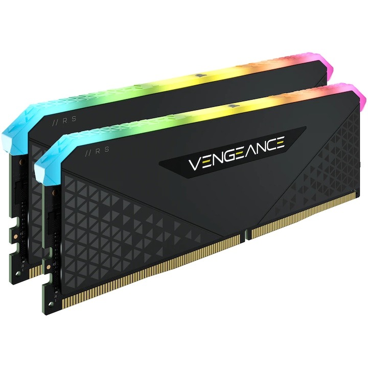 Memorii Corsair RGB 2x8GB DDR4 3200Mhz CMG16GX4M2E3200C16