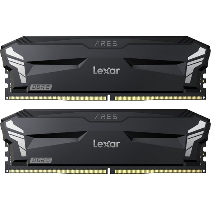 Memorie Lexar ARES Black 32GB DDR5 6000MHz CL30 Dual Channel Kit LD5U16G60C300A-RGD