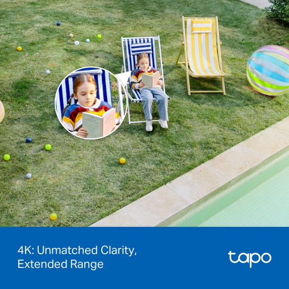 Camera Supraveghere Smart WiFi TP-Link Tapo C560WS Outdoor, Pan/Tilt 360°, 8MP 4K, AI Face Recognition, WiFi 6, Color Night Vision, IP66